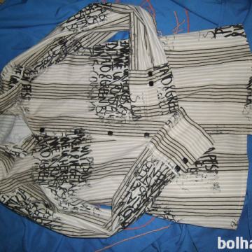 Nosečniška bluza z napisi-črtasta, LA VIE, VEL S-M