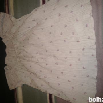 Nosečniška majica-rebrasta, bež barva, vel.S, poletna