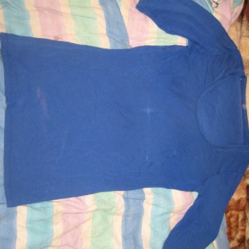 Nosečniška poletna majica-temnomodra, vel.M