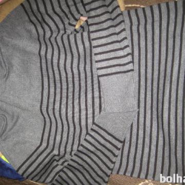 Nosečniška siva majica,puli-pulover, YESSICA,vel S, 2KOM