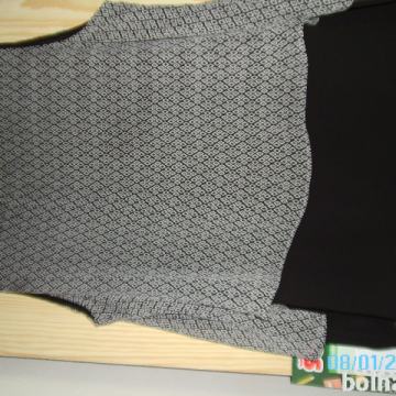 Nosečniška tunika s črno belimi vzorci, JANINA, VEL.42