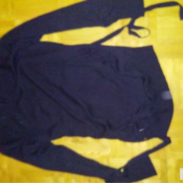 Nosečniški pulover s paekom št.36 temno modre barve