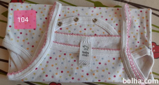 Body brez rokavov št. 104