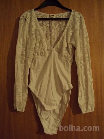 BELI BODI majica dolg rokav - BODY SISLEY vel. 36 - 38