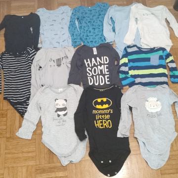 12x bodi dolg rokav št. 98