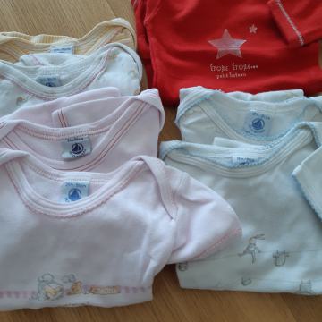 Bodiji Petit Bateau 3 mesece, 18 mesecev, 24 mesecev