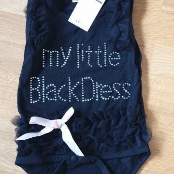 Črn body my little black dress 68-74