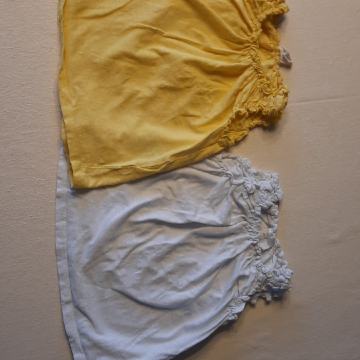 Dekliški majici brez rokavov H&M št. 74 2x