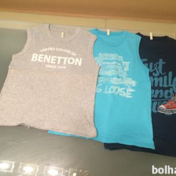 fantovska majica brez rokavov Benetton 128