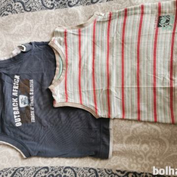 Fantovska majica brez rokavov Mothercare,s.Oliver 104/110