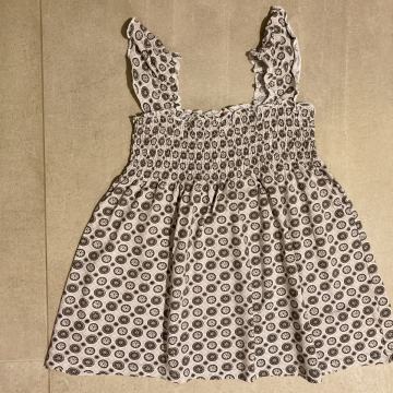 Power TOP TUNIKA, MAJICA bež s krožnimi vzorčki- vel. 140 - NOVO