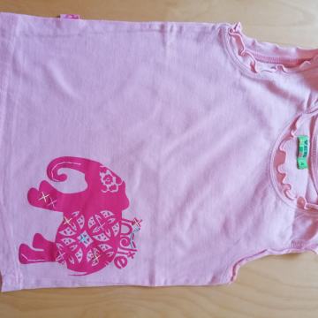 Roza majica Slonček, št. 110/116