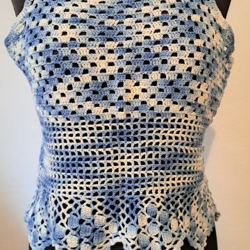 Kvačkana majčka 34/36 - unikat, nova