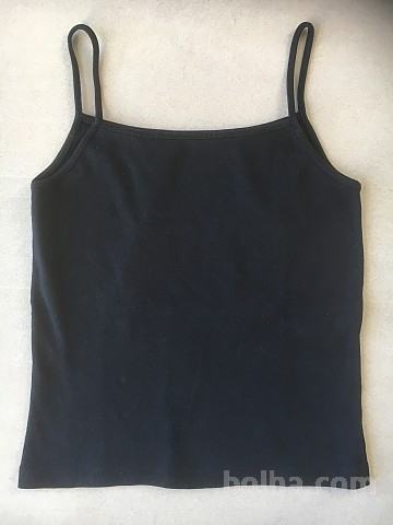 Kvalitetna MAJICA Zara črna, top naramnice - vel. S - prodam