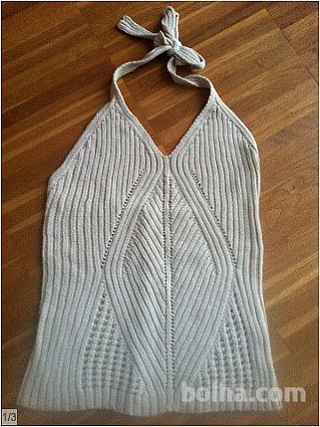 UGODNO! Lep pleten ženski top, S-M, prilagodljiv, naprodaj