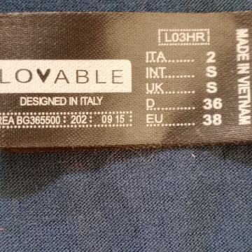 Modra majica znamke LOVABLE OUTFIT COLLECTION, velikost 38