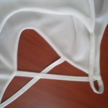 Poletna srajčka, smetanasta barve, M