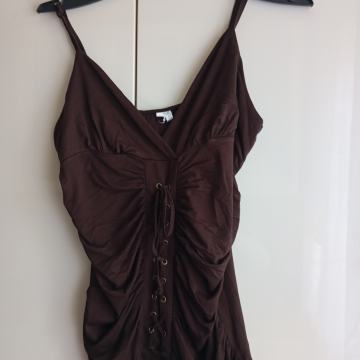 RJAV VISKOZNI TOP Z VEZALKAMI 40/42