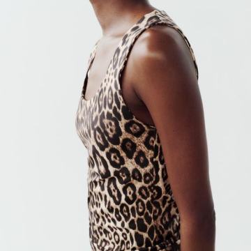 Zara, nova majica, top leopardji vzorec, velikost L