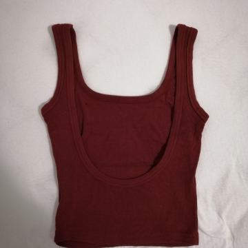 Ženska majica brez rokavov, rdeča, št. S, Dazy