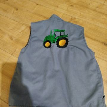 Topel ročno izdelan otroški brezrokavnik – personaliziran, različne ve