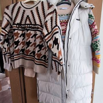 BREZROKAVNIK IN PULOVERJA PEPE JEANS TER ZARA