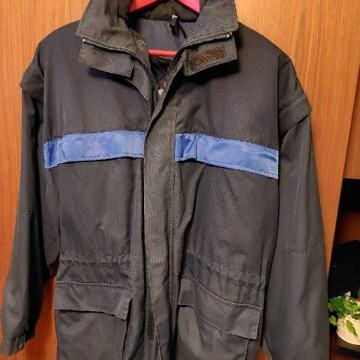 Jakna,brezrokavnik skupaj bunda moška  3 v 1  ,št.52