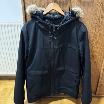 Črna Moška Bershka Jakna (Številka L)