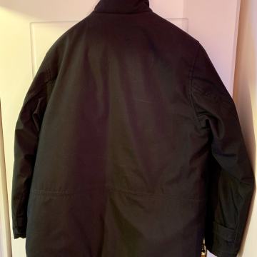 ČRNA ZIMSKA ELEGANTNA JAKNA MOŠKA men's winter jacket M/L velikos
