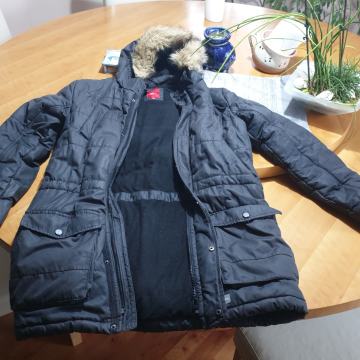 JAKNA S OLIVER, zimska, XL, št. 176, temno modra-črna