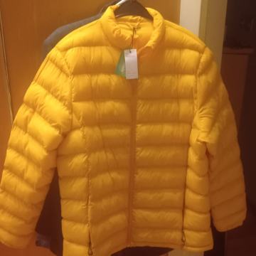 Moška lahka bunda jakna rumene barve XXL, Ljubljana