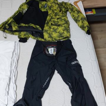 Snowboard Jakna Brugi in hlače Burton