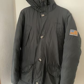 Svea parka bunda s kapuco  kot woolrich Large(medium)