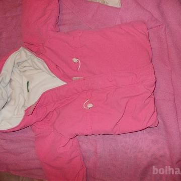 Bunda-roza BENETTON vel.86-92