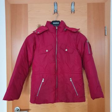 Topla dekliška bunda 134/140