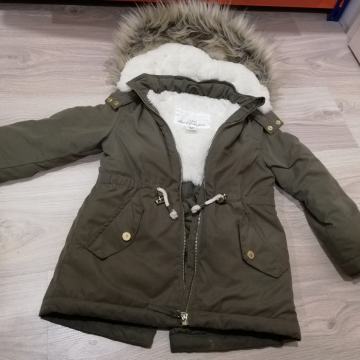 Dekliška podložena parka H&M št. 110