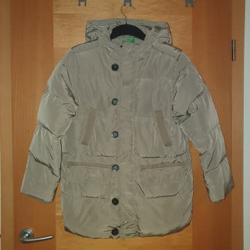 Dekliška puhovka - bunda Benetton 11-12 let 150 cm