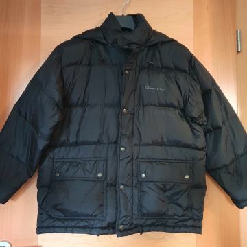 Fantovska puhovka - bunda črna CHAMPION 11-12 let 152 cm