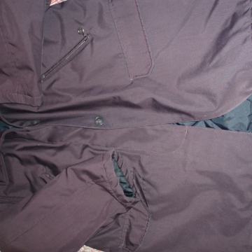 Bunda, topla jakna v stilu softshel,  rjavo-vijola, vel.L,42-44