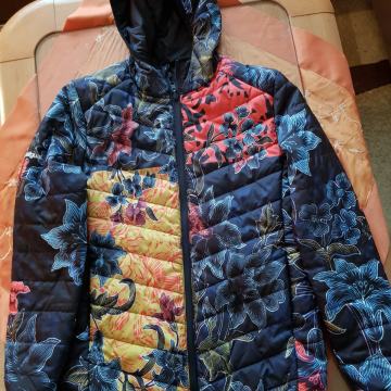 DESIGUAL NOVA DVOJNA BUNDA PISANA/MODRA 38/40