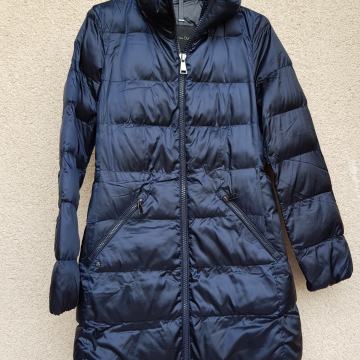 MASSIMO DUTTI NOVA ČRNA DOLGA BUNDA XS