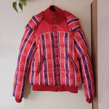 Only rdeče vijolčna topla bunda L