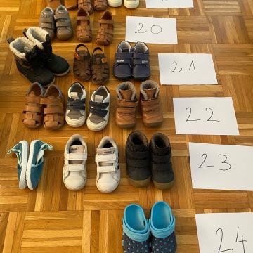 Otroški čevlji od št. 19 do 24
