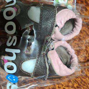 Shoo Shoos usnjeni copatki za najmlajše rabljeni usnje