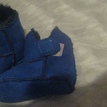 Fantovski topli copatki-temno modri