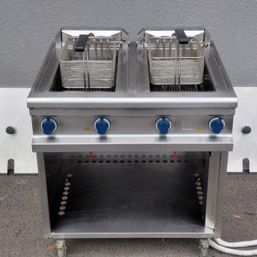 Električna premična friteza KOGAST 2 x 14 litrov