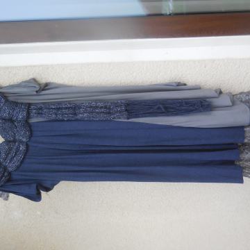 NOVA MODRO SIVA OBLEKA Z ETIKETO XXL (NC 69€)