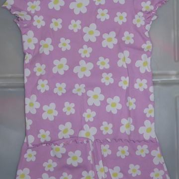 NOVA dekliška bombažna pižama rožice C&A, 128/134, 7-9 let