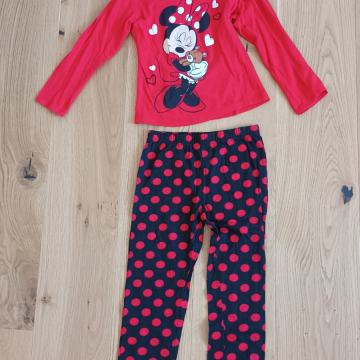 Pižama Minnie mouse miška, št. 116, Disney, CENA S POŠTNINO