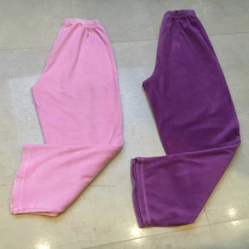 Luštna PIŽAMA, pijama topel spodnji del, viola z oblačkom, vel. 10A/XS